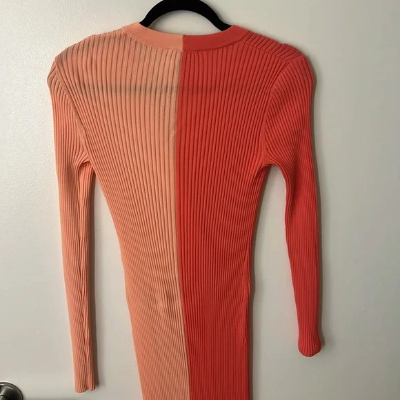 Peach Staud Shoko Cardigan Dress Size XS NWT 🍑 - Picture 4 of 5